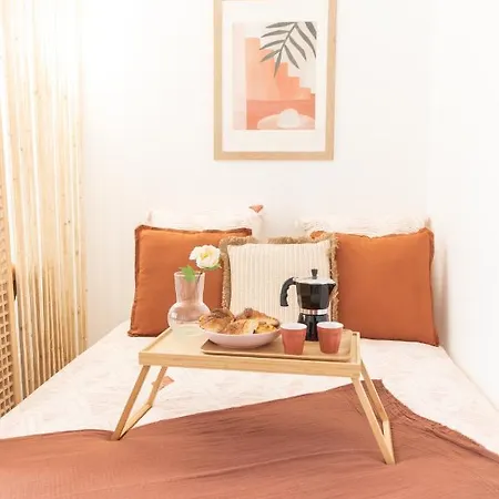 Cosy Et Comfort Studio Equipe A 5 Min Metro Apartament Clichy